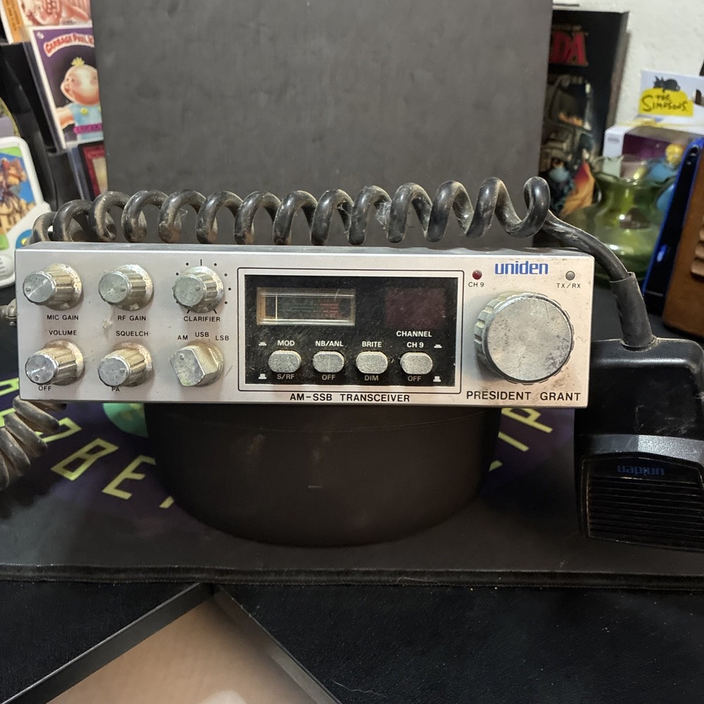 Rare President Grant Mobile CB Radio No Power Cord Nice A2